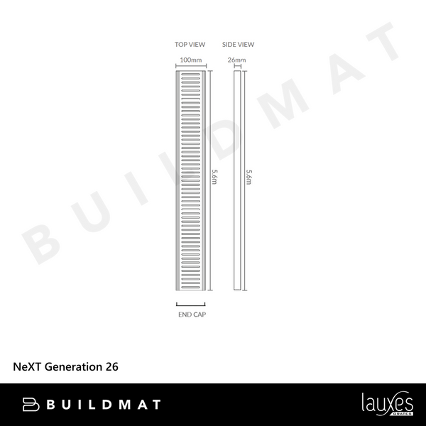 Lauxes Grates NeXT Generation 26 Brushed Nickel