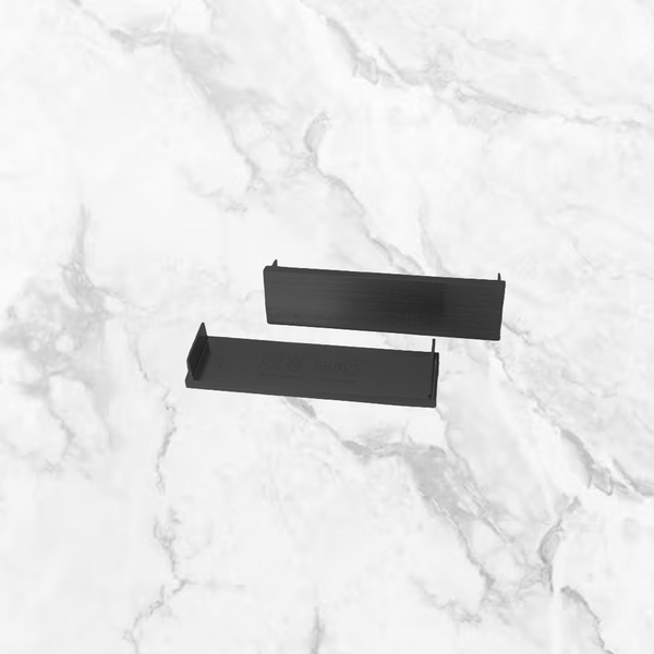 Lauxes Grates Thick End Caps Minight Black
