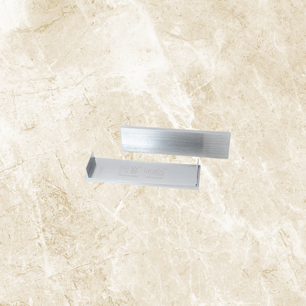 Lauxes Grates Thick End Caps Silk Silver