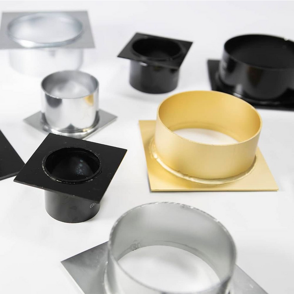 Lauxes Grates Waste Outlet Silk Silver