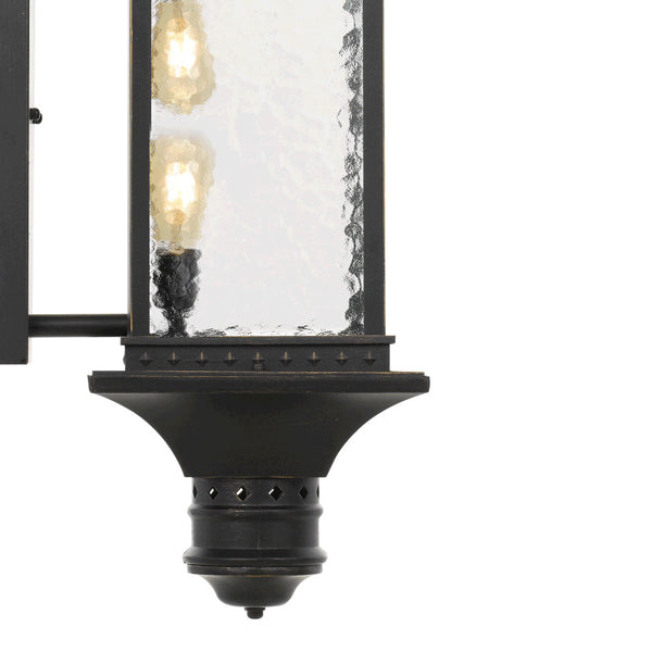 Telbix Leeds Exterior Wall Light Black