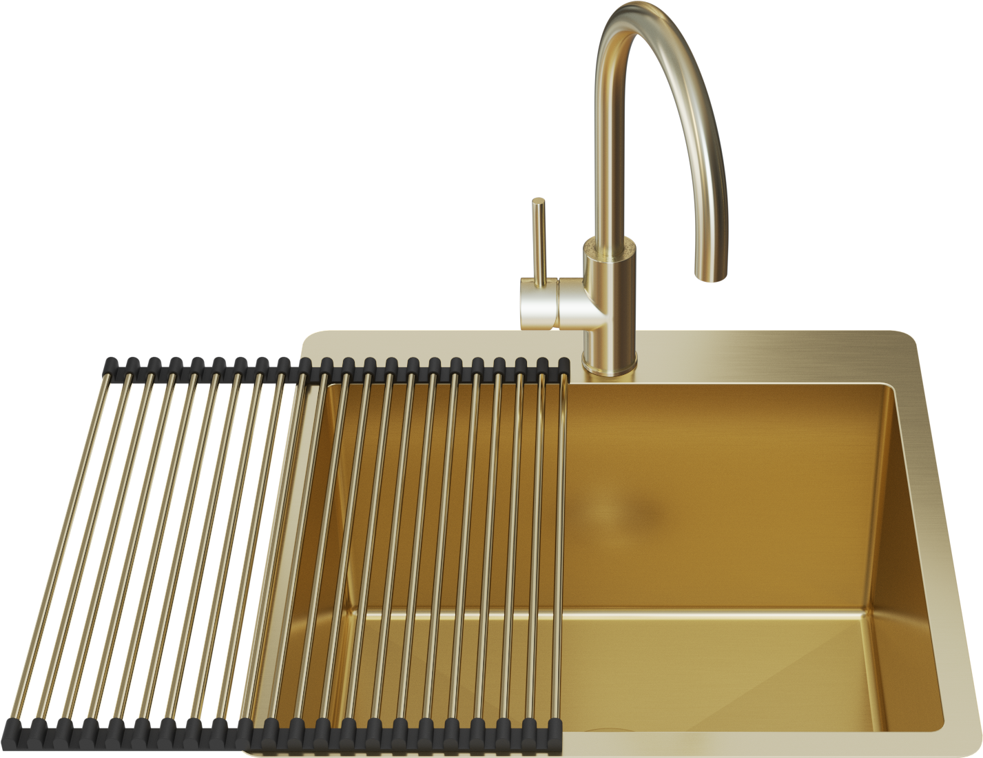 Alma Zander Brass Gold Roll Mat