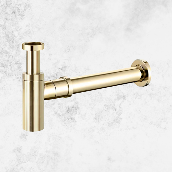 Otti Bottle Trap Round 32/40mm Waste and 40mm Connection Brushed Gold