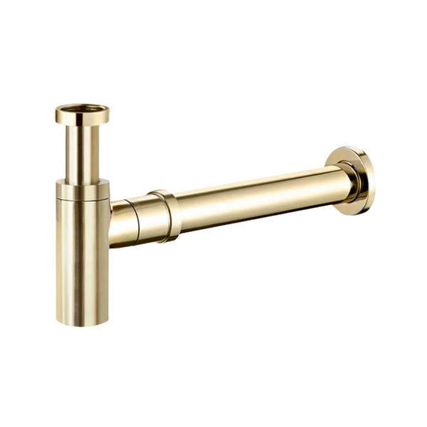 Otti Bottle Trap Round 32/40mm Waste and 40mm Connection Brushed Gold