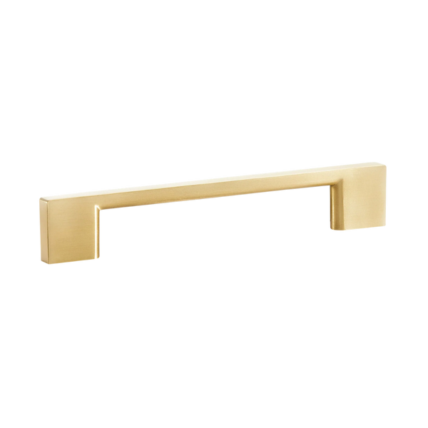 Momo Handles Livorno D Handle 128mm Brushed Matte Brass
