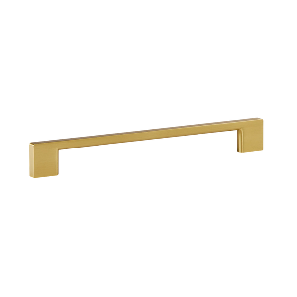 Momo Handles Livorno D Handle 192mm Brushed Matte Brass