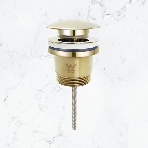 Otti 32mm/40mm Universal Pop Up / Pullout Waste Brushed Gold