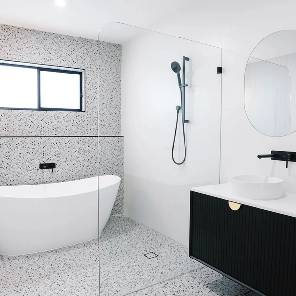 Otti Marlo 1200mm Matte Black Wall Hung Vanity