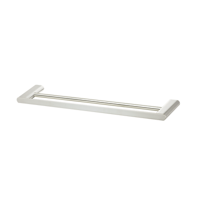 Oliveri Madrid Double Towel Rail 650mm Brushed Nickel