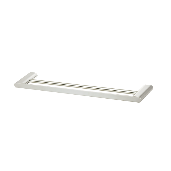 Oliveri Madrid Double Towel Rail 650mm Brushed Nickel