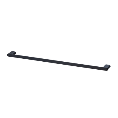 Oliveri Madrid Single Towel Rail 800mm Matte Black