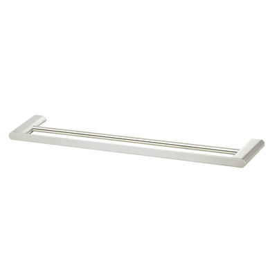 Oliveri Madrid Double Towel Rail 800mm Brushed Nickel