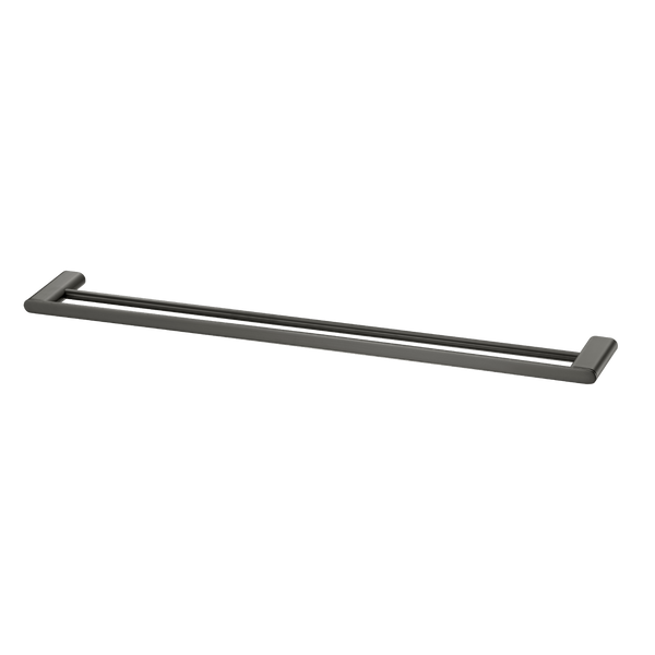 Oliveri Madrid Double Towel Rail 800mm Gunmetal