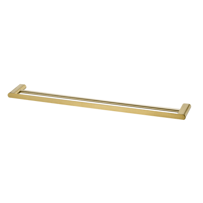 Oliveri Madrid Double Towel Rail 800mm Classic Gold