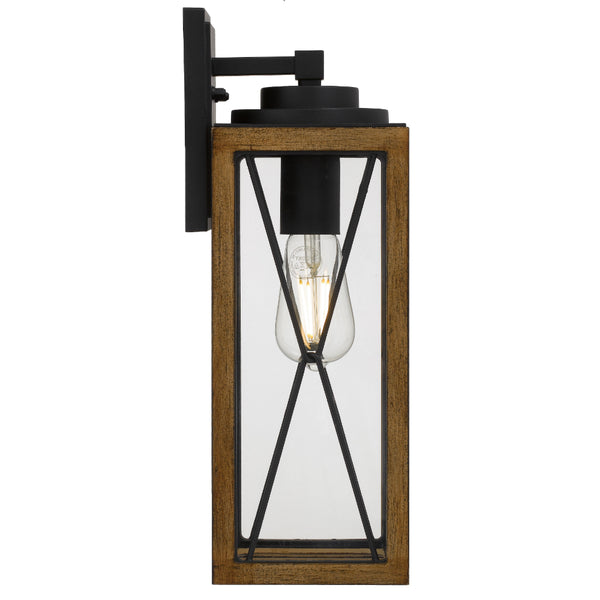 Telbix Mallory 40 Exterior Wall Light Black