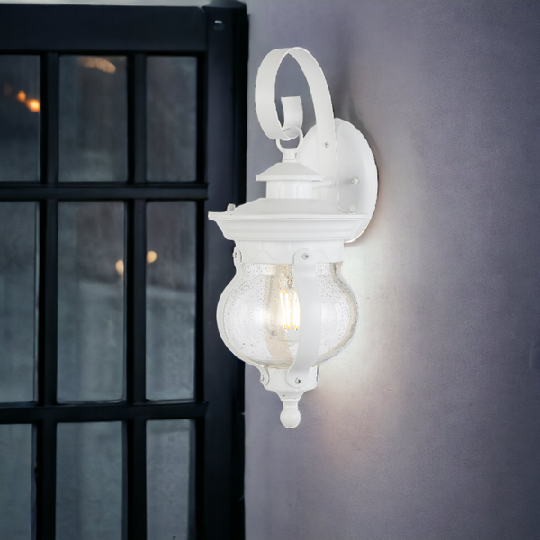 Telbix Mamo 18 Exterior Wall Bracket White