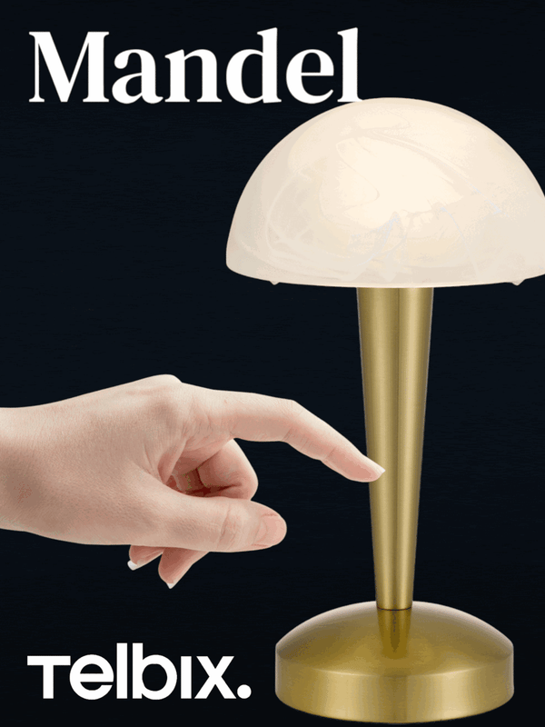 Telbix Mandel Touch Table Lamp Black