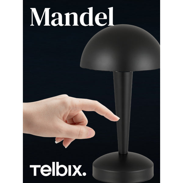 Telbix Mandel Touch Table Lamp Black