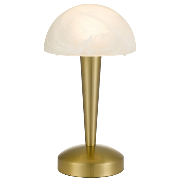 Telbix Mandel Touch Table Lamp Antique Gold