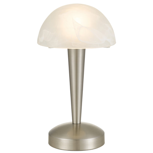 Telbix Mandel Touch Table Lamp Nickel