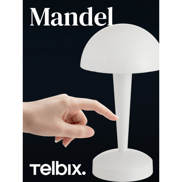 Telbix Mandel Touch Table Lamp White