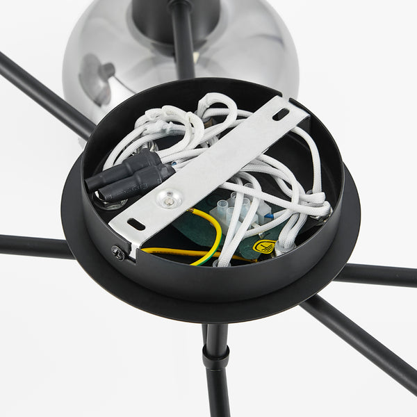 Telbix Marbell 6 Light CTC Black