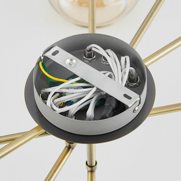 Telbix Marbell 8 Light CTC Antique Brass