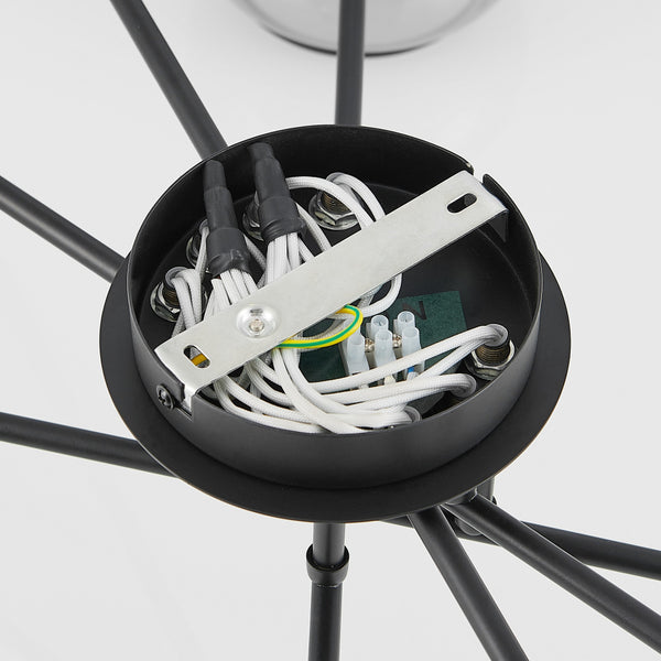 Telbix Marbell 8 Light CTC Black