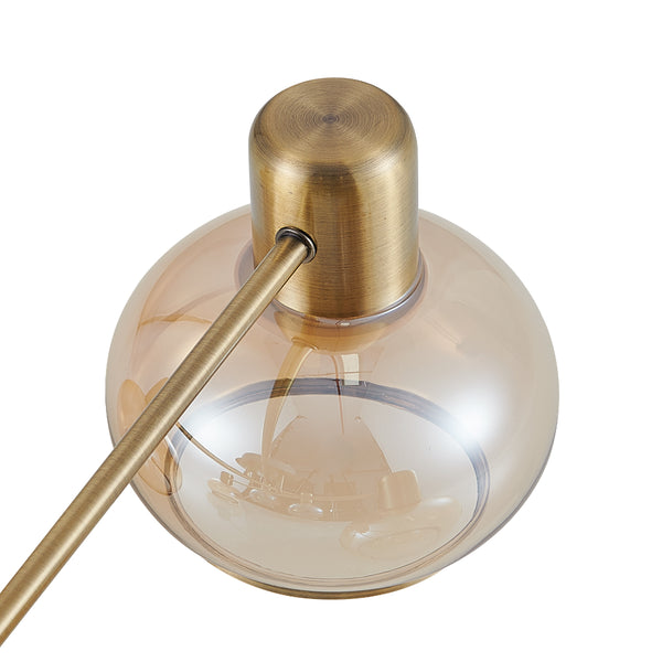 Telbix Marbell 5 Light Pendant Antique Brass