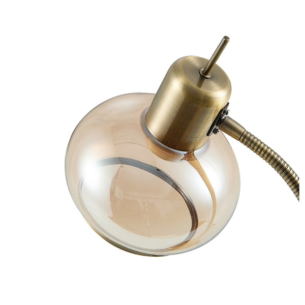 Telbix Marbell Table Lamp Antique Brass