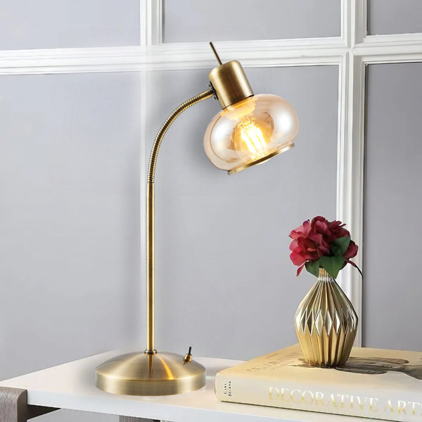 Telbix Marbell Table Lamp Antique Brass