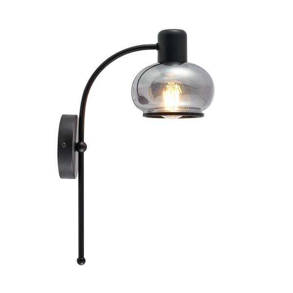 Telbix Marbell Wall Light Black