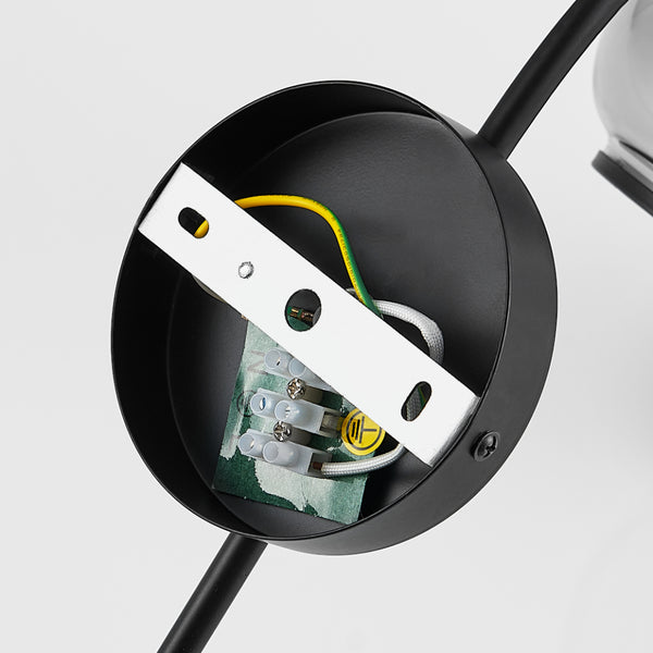 Telbix Marbell Wall Light Black