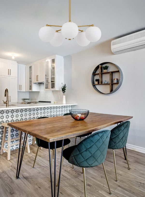 Telbix Marsten 5 Lights Pendant Antique Gold