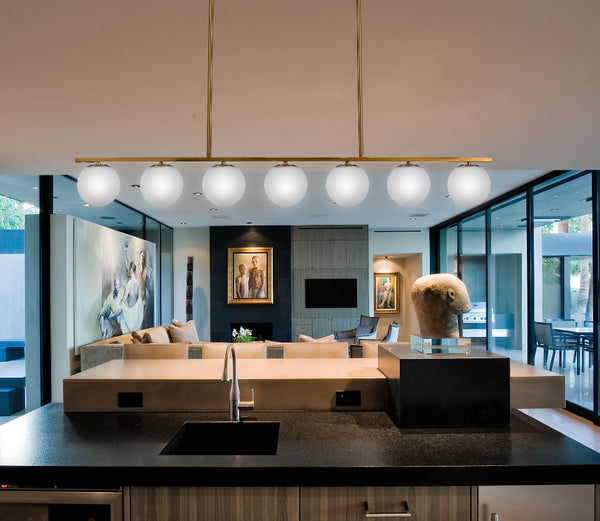 Telbix Marsten 7 Lights Pendant Antique Gold