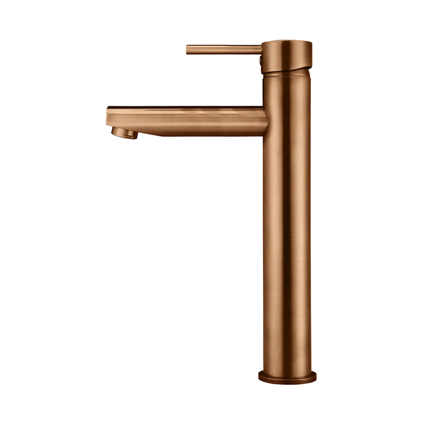 Meir Round Tall Basin Mixer Lustre Bronze