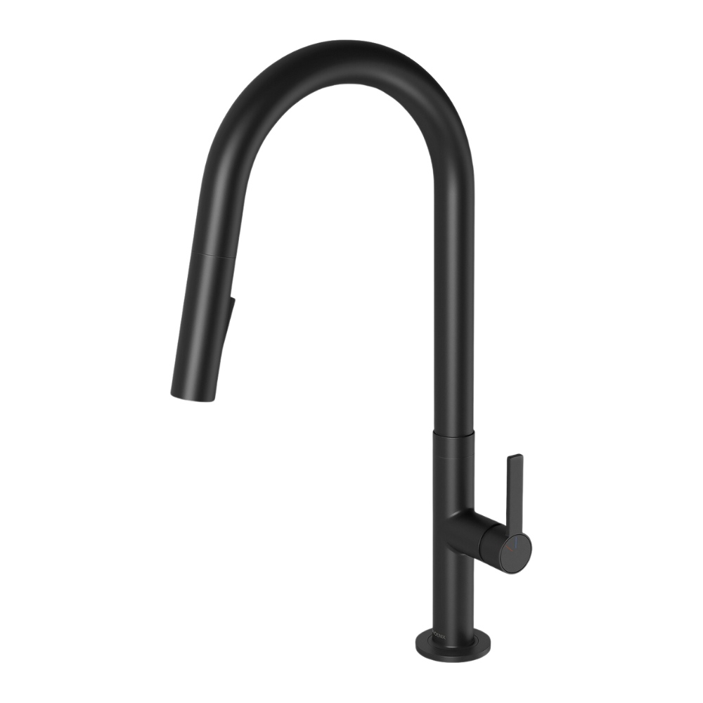 Lexi MKII Matte Black Pull Out Sink Mixer