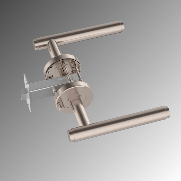 Meir Oppen Flat Lever Privacy Door Handle Champagne