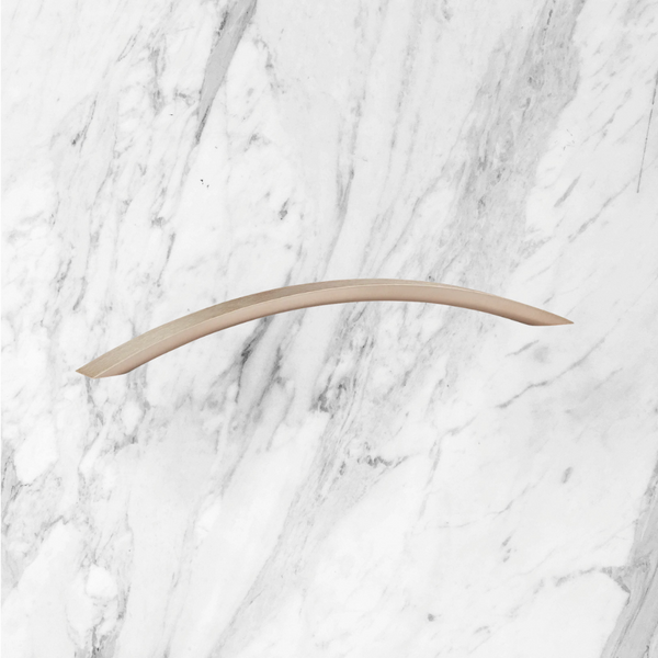 Momo Handles Caserta Bow Handle 224mm Dull Brushed Nickel