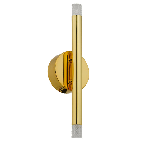 Telbix Milazo 2 Light Wall Light Gold