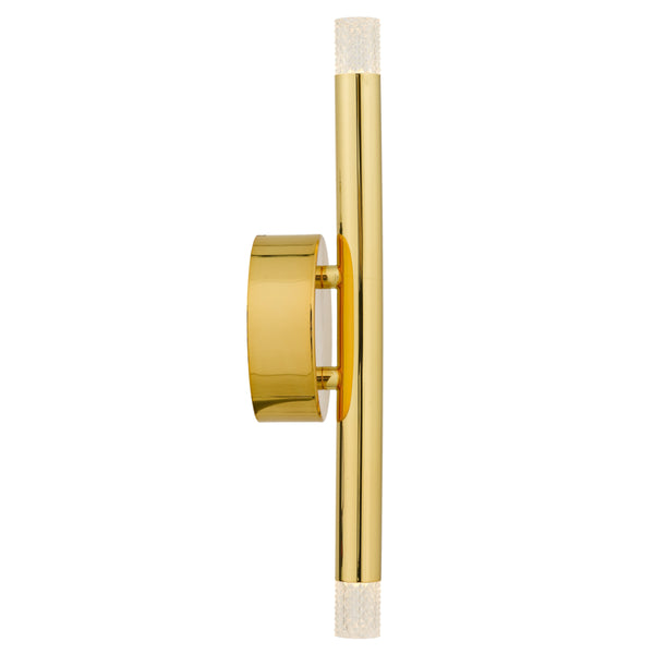 Telbix Milazo 2 Light Wall Light Gold