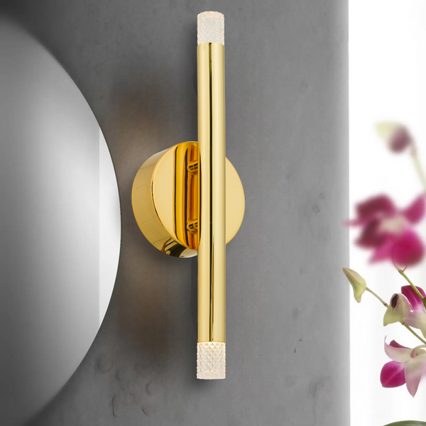 Telbix Milazo 2 Light Wall Light Gold