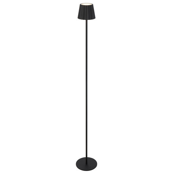Telbix Mindy Rechargeable Floor Lamp Black