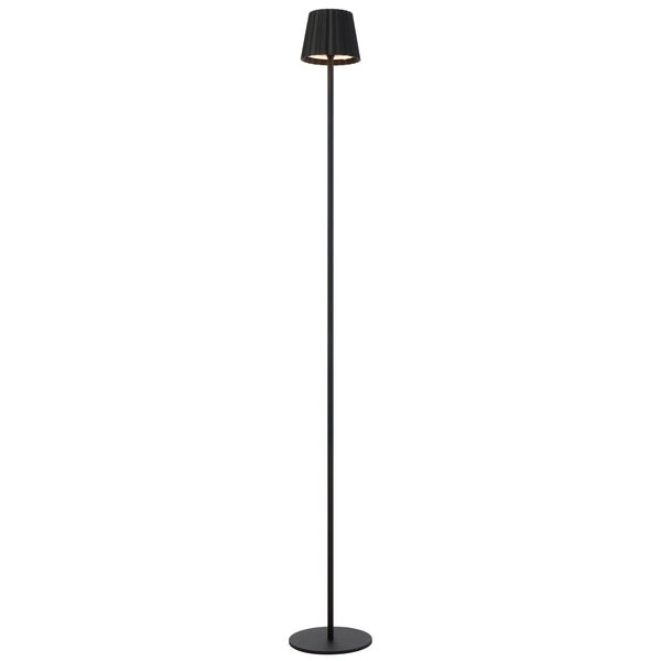 Telbix Mindy Rechargeable Floor Lamp Black