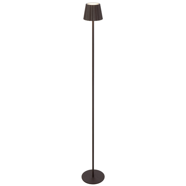Telbix Mindy Rechargeable Floor Lamp Brown