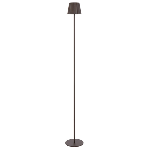 Telbix Mindy Rechargeable Floor Lamp Brown