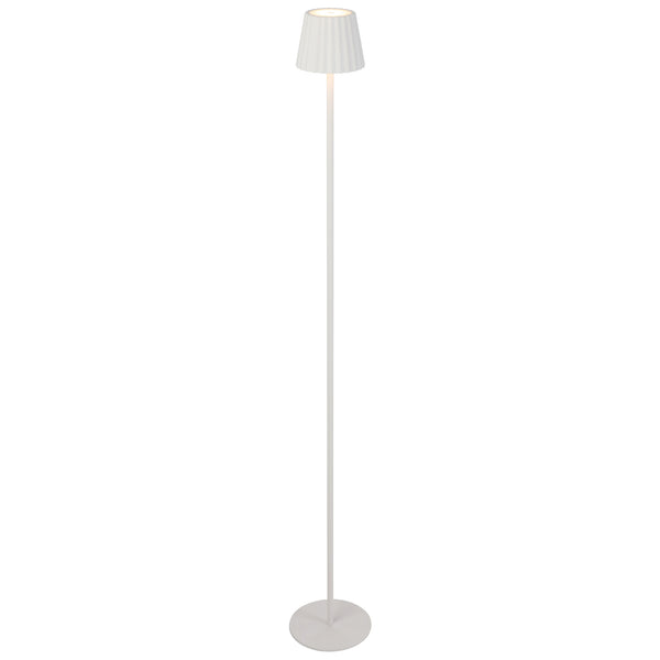 Telbix Mindy Rechargeable Floor Lamp White