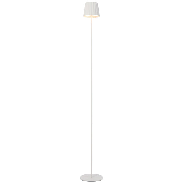 Telbix Mindy Rechargeable Floor Lamp White