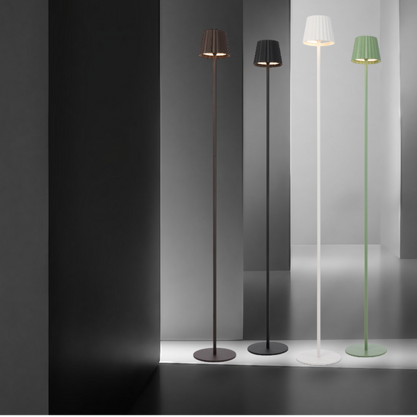 Telbix Mindy Rechargeable Floor Lamp Black