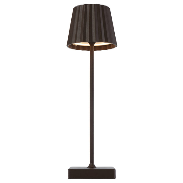 Telbix Mindy Rechargeable Table Lamp Brown